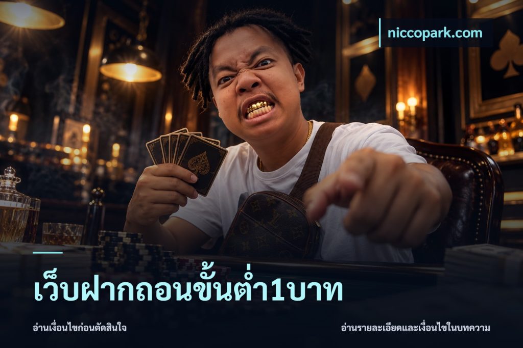 เว็บฝากถอนขั้นต่ำ1บาท