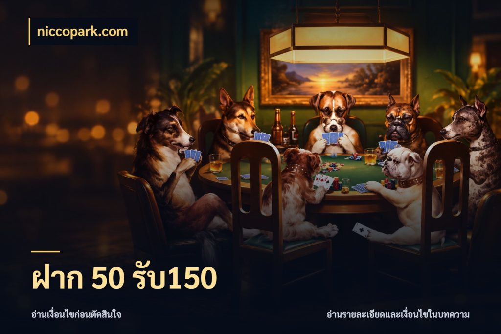 ฝาก 50 รับ150 niccopark.com จับประเด็นยอดรับก่อนเลือกความสนุก