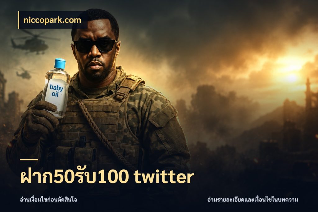 ฝาก50รับ100 twitter niccopark.com โปรกับเกมที่ชอบเลือกให้ตรงสไตล์