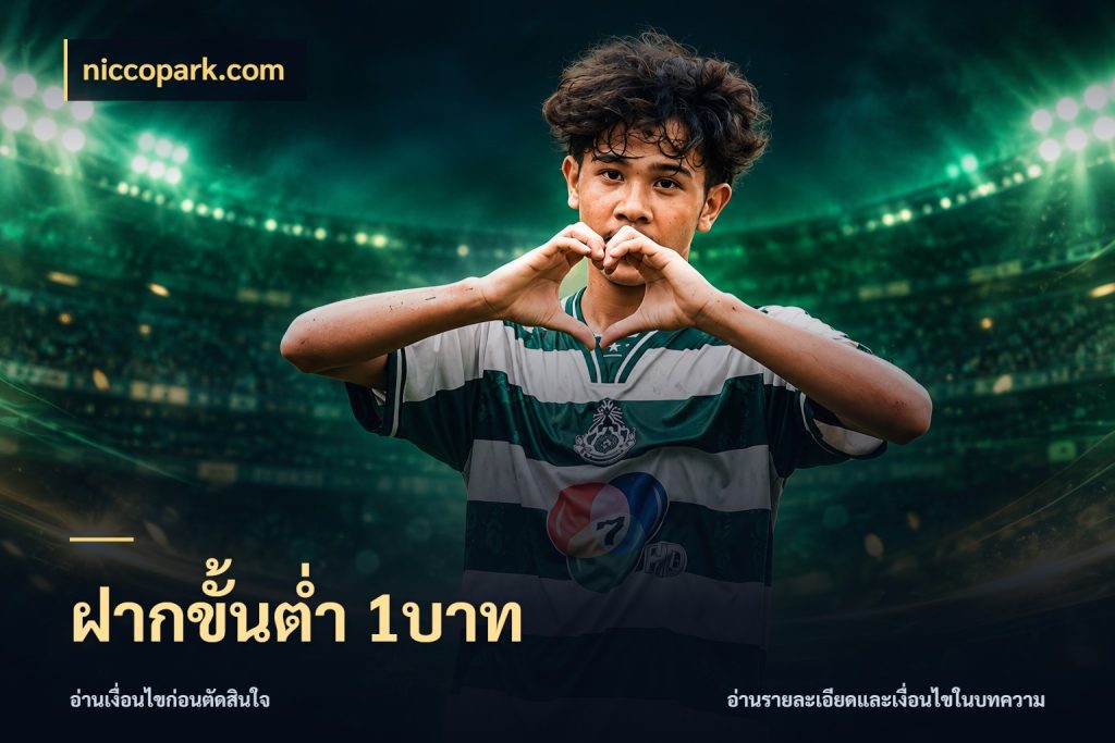 ฝากขั้นต่ำ 1บาท มุมสนุกของคนที่กำหนดขอบเขตตัวเอง ในมุม niccopark.com