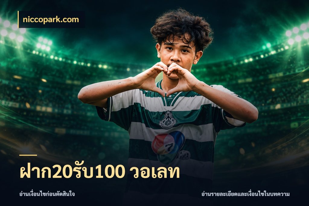 ฝาก20รับ100 วอเลท จุดเด่นของเครดิตที่คนชอบเกมอยากรู้ ในมุม niccopark.com