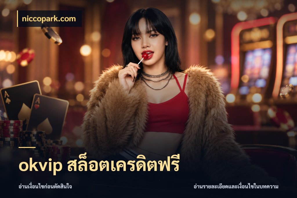 okvip สล็อตเครดิตฟรี niccopark.com เลือกสไตล์ความสนุกจากรูปแบบเครดิต