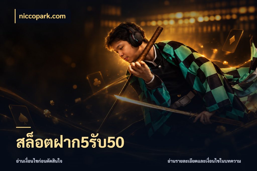 สล็อตฝาก5รับ50 รูปแบบโบนัสกับสิทธิ์ของสายเกม กับ niccopark.com