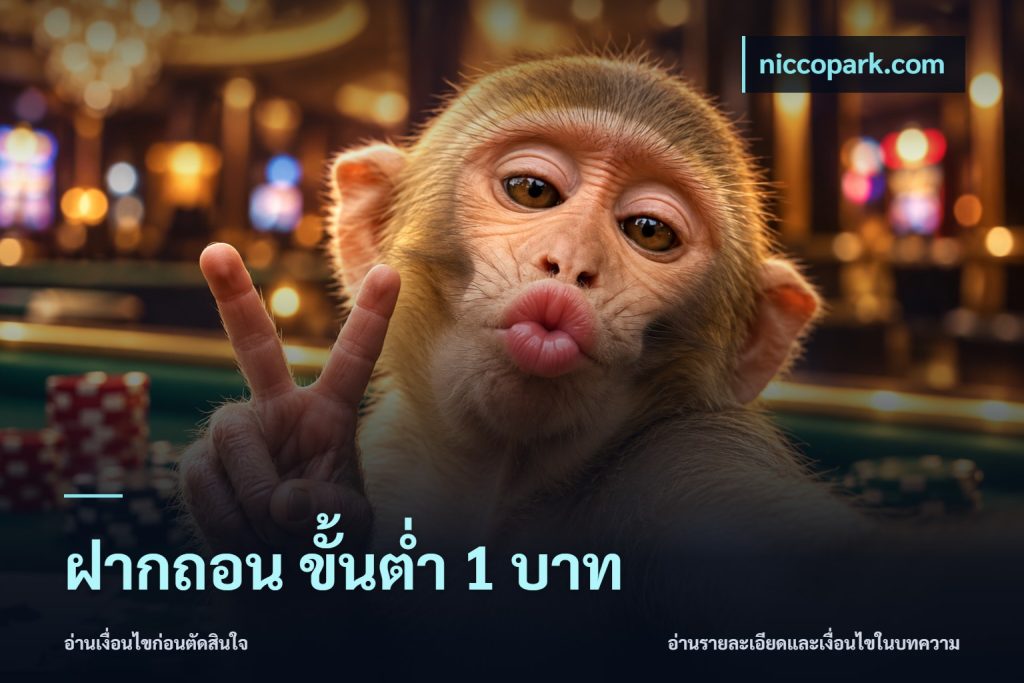 ฝากถอน ขั้นต่ำ 1 บาท