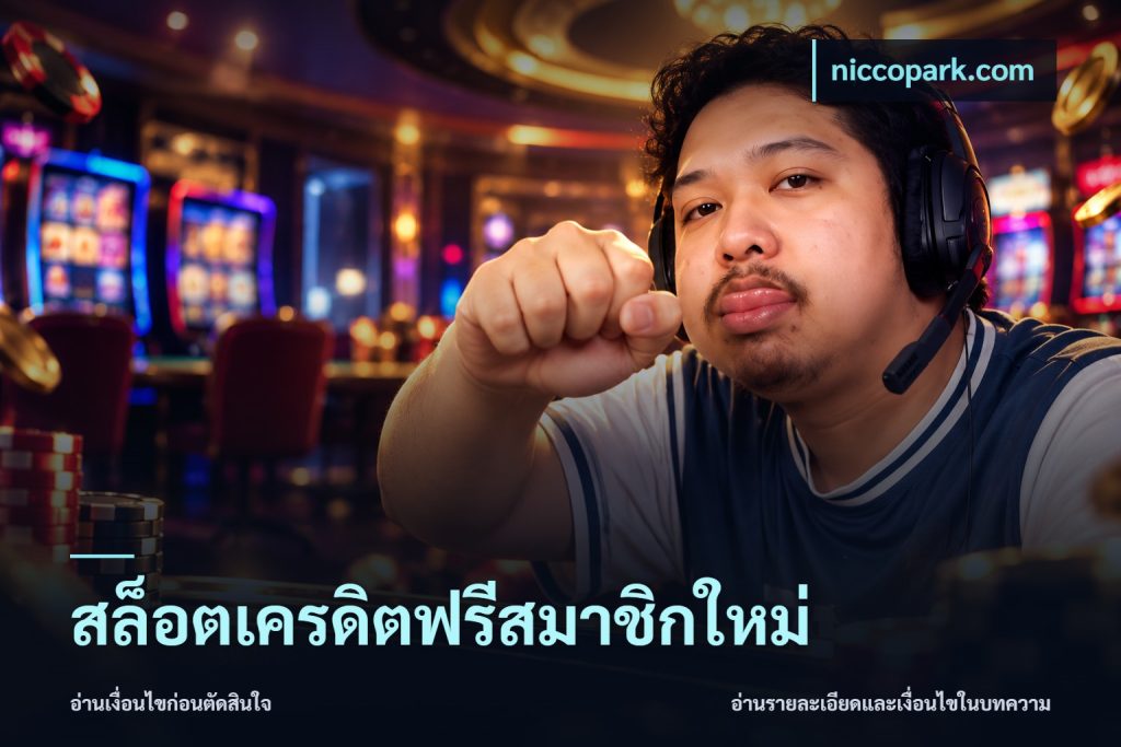 สล็อตเครดิตฟรีสมาชิกใหม่