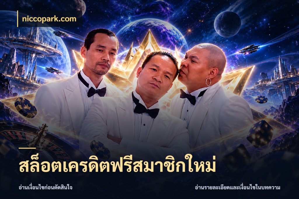สล็อตเครดิตฟรีสมาชิกใหม่ niccopark.com จากชื่อเครดิตฟรีสู่ความสนุกที่เข้าใจได้